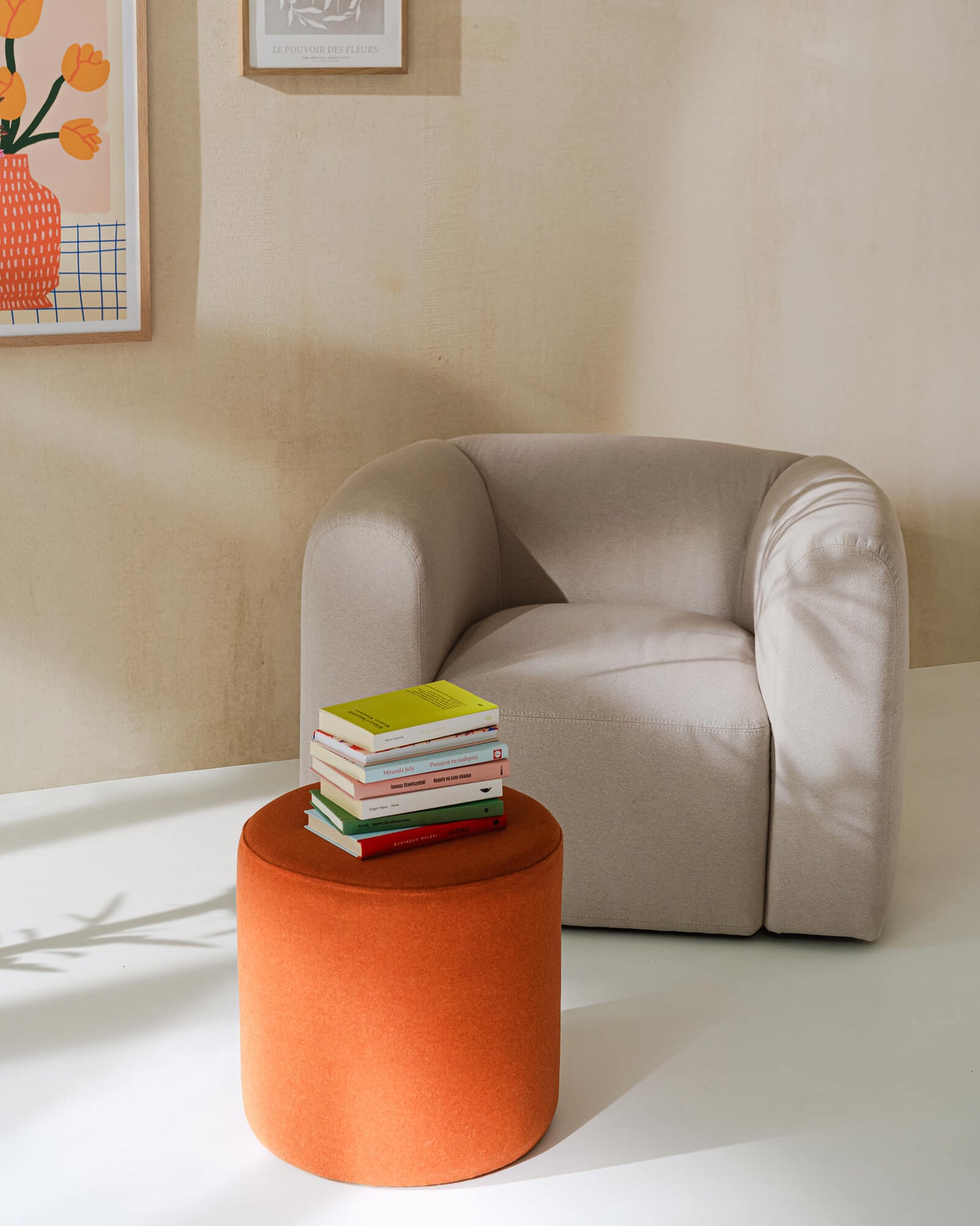 Folk Pouf - wide