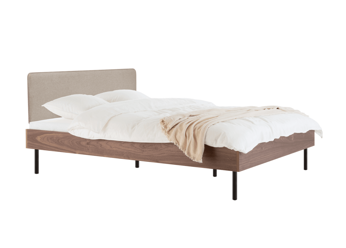Streiko Bed Walnut