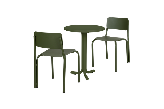 Nokk Cafe Table & 2x Kei Chair Bundle